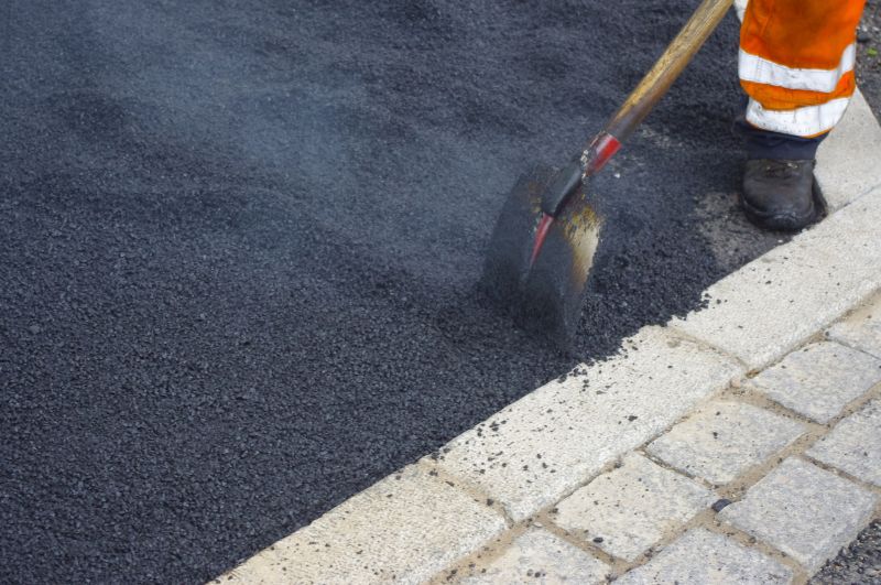 Stamped Asphalt Installation