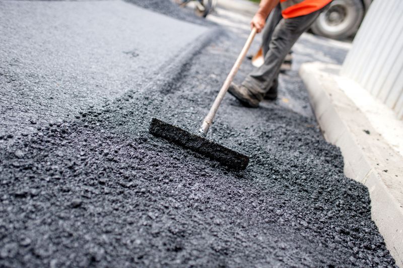 Stamped Asphalt Installation
