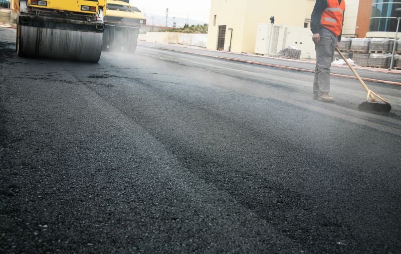 Stamped Asphalt Installation