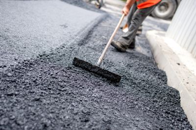 Stamped Asphalt Installation