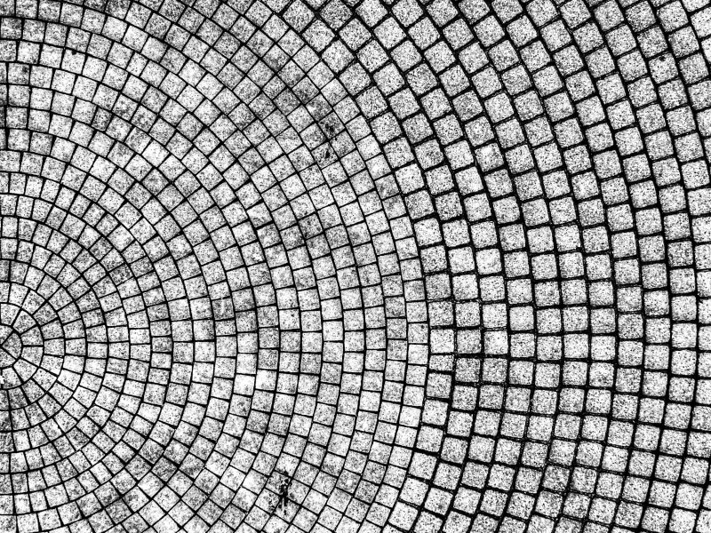 Stamped Asphalt Pattern Close-up